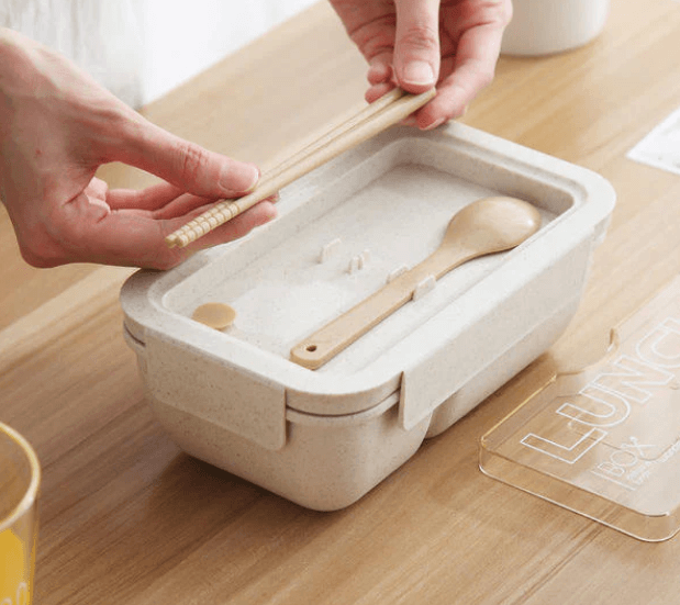 Eco-Friendly Wheat Straw Lunch Box – 850ml