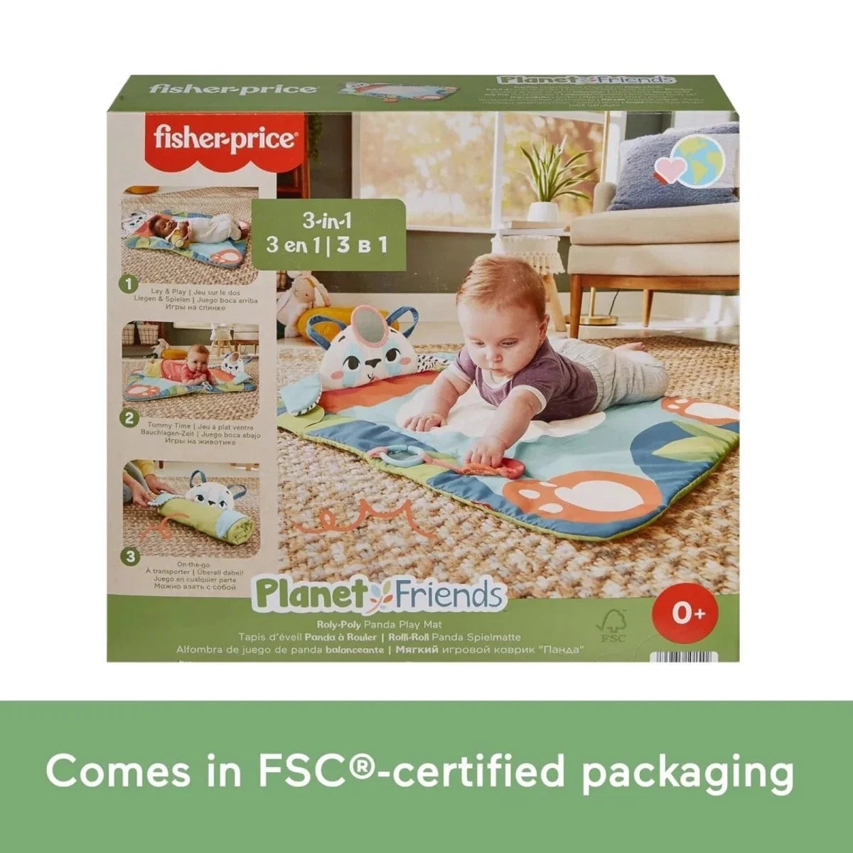 Fisher-Price Roly-Poly Panda Playmat