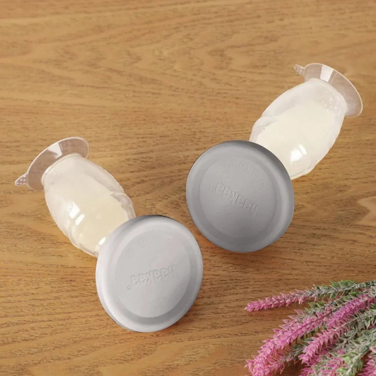 Haakaa Gen. 2 Silicone Breast Pump & Cap Set 100ml - Grey
