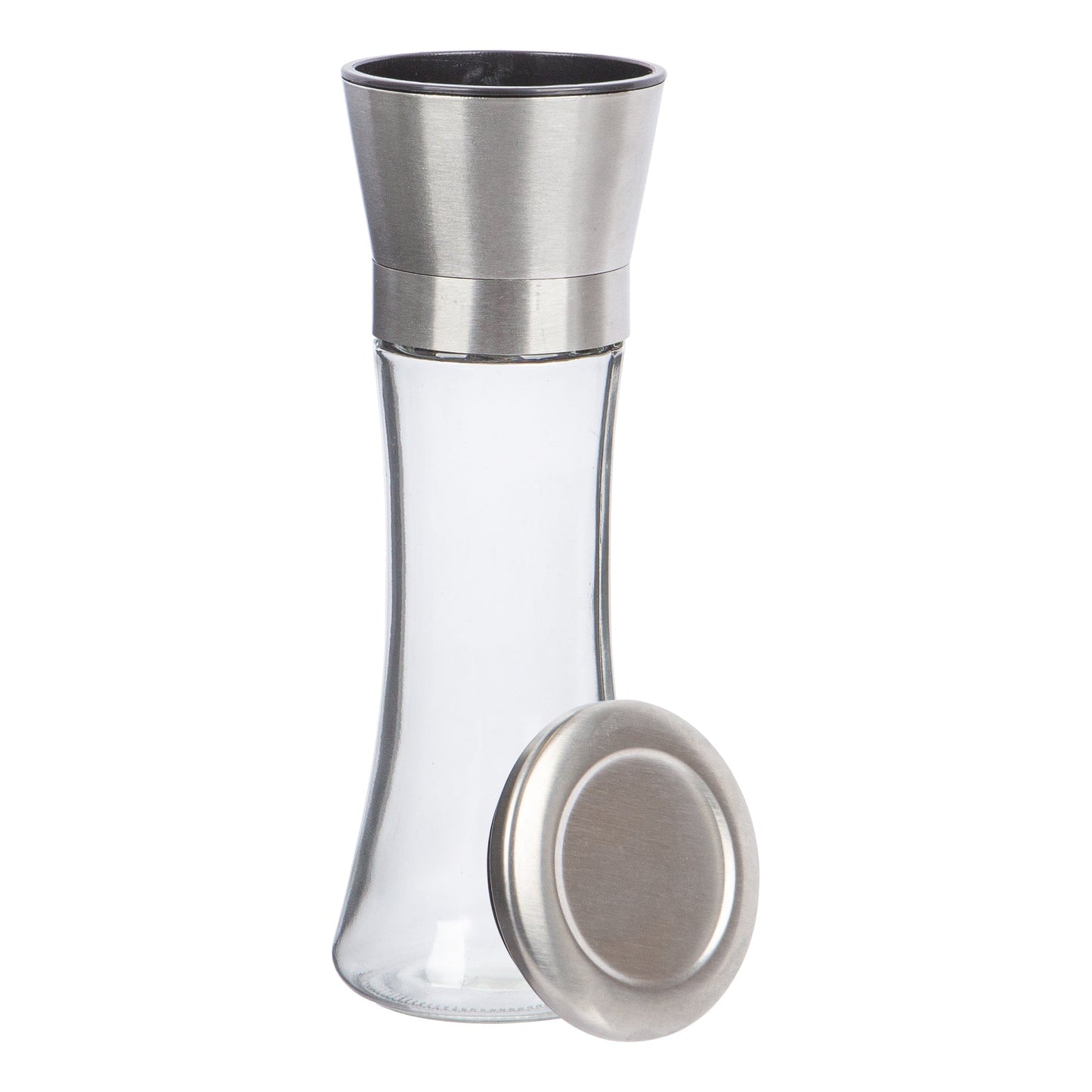 Silver 180ml Stainless Steel Salt & Pepper Mill