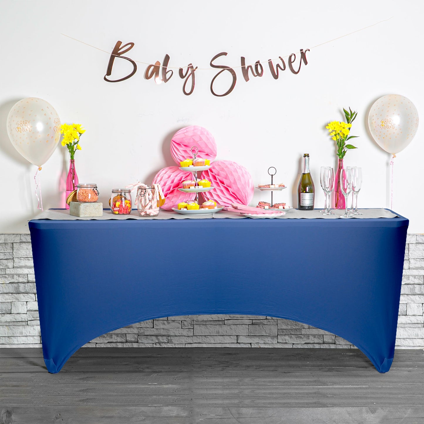 Rectangular Spandex Fitted Tablecloth - 6ft (180cm)