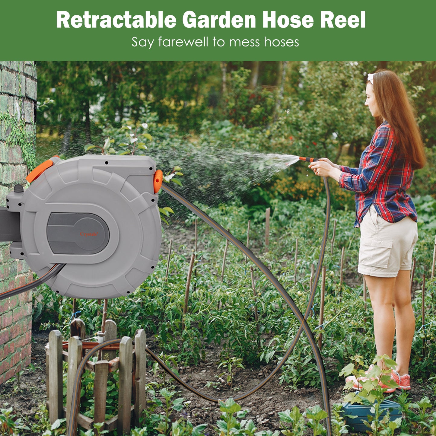 15m Wall Mounted Hose Reel