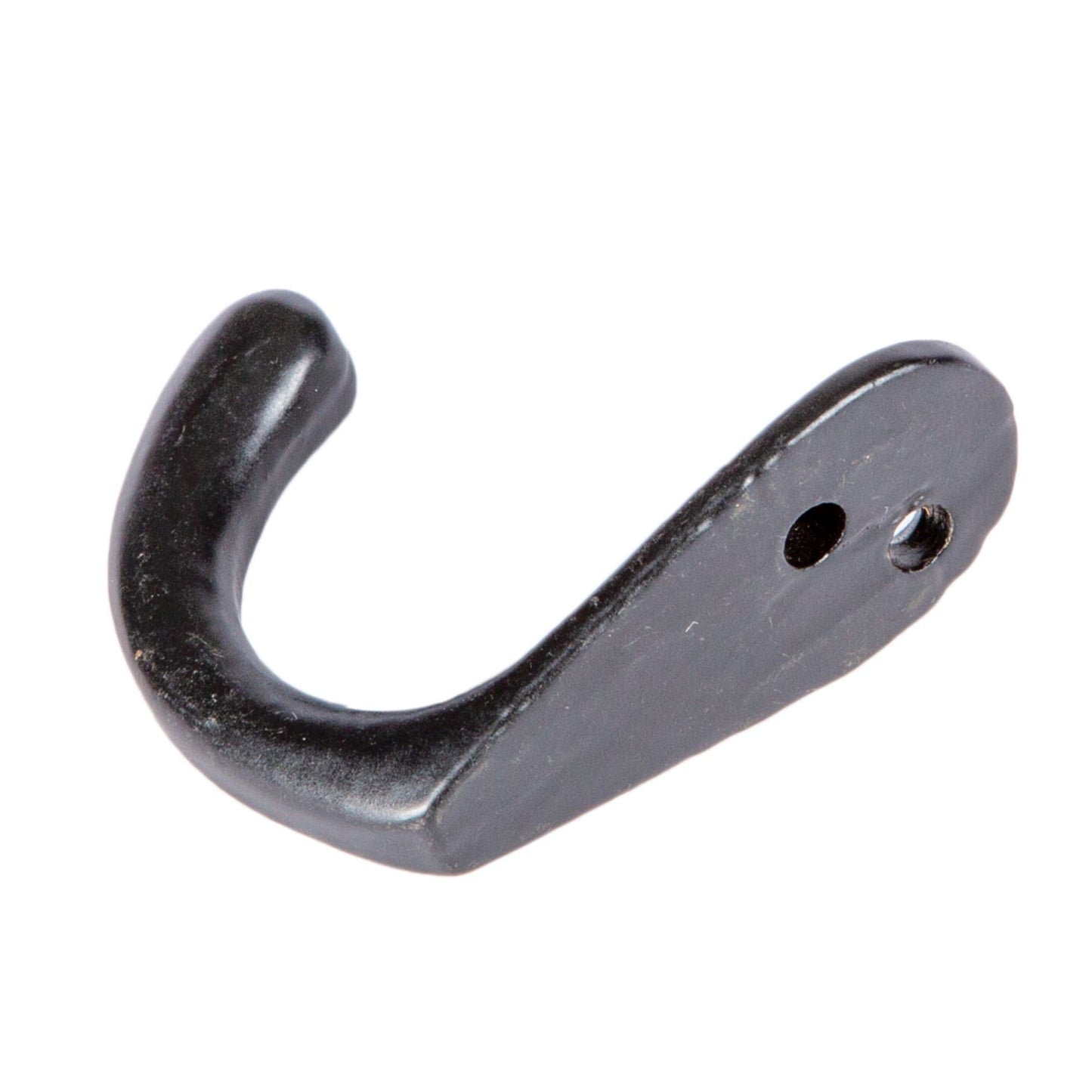 20mm x 45mm Black Single Robe Hook
