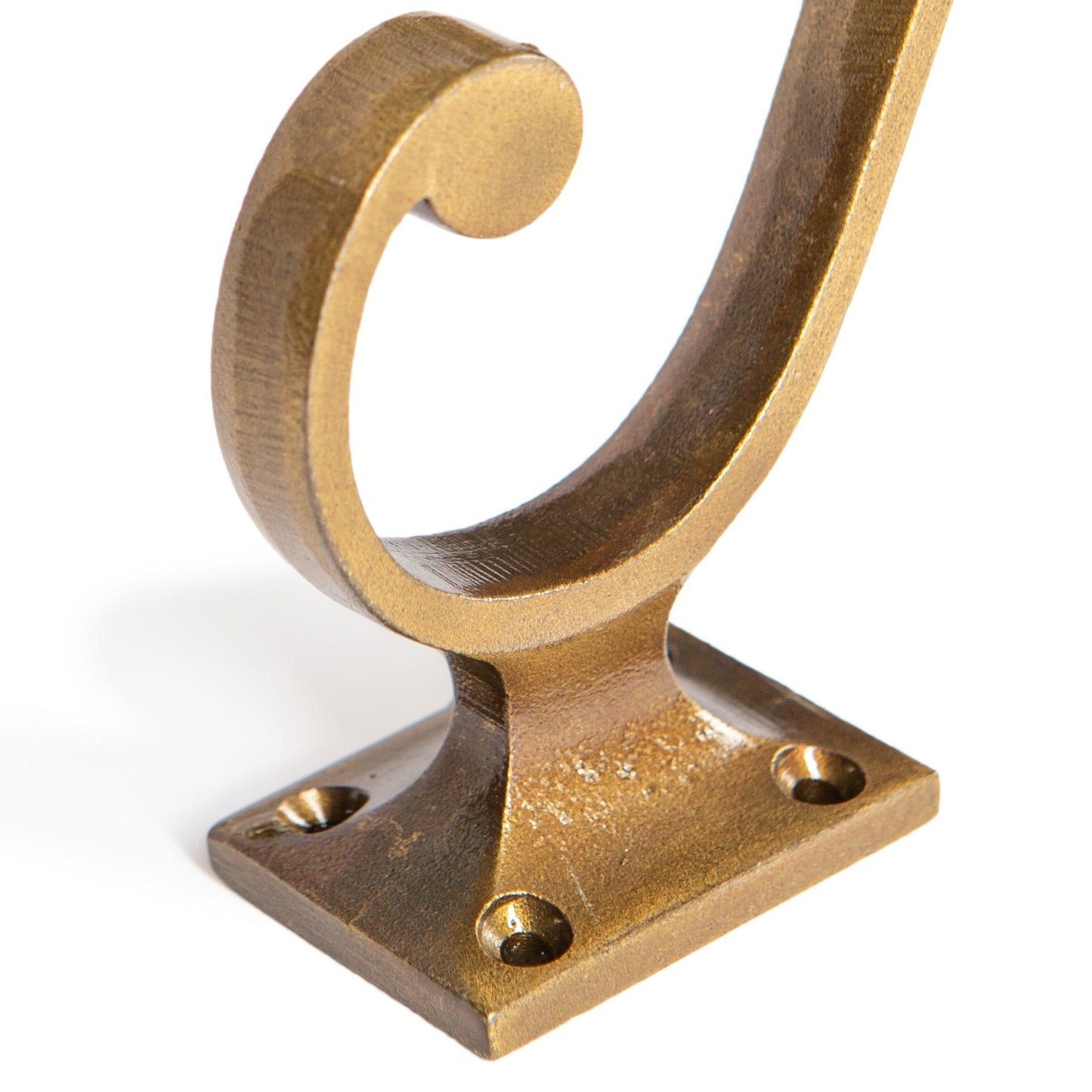 35mm x 105mm Brass Square Back Hat & Coat Hook