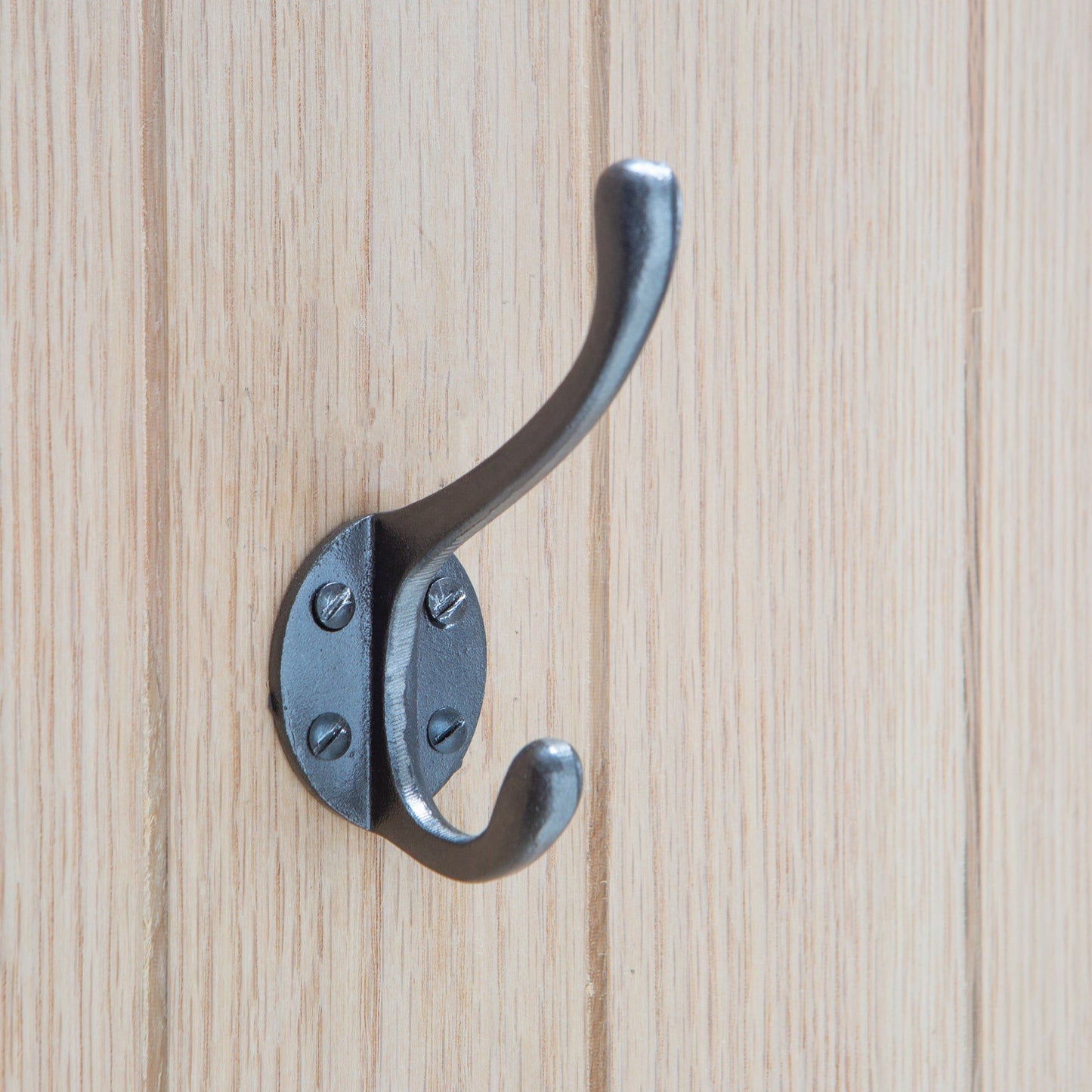 40mm x 105mm Black Hat & Coat Hook
