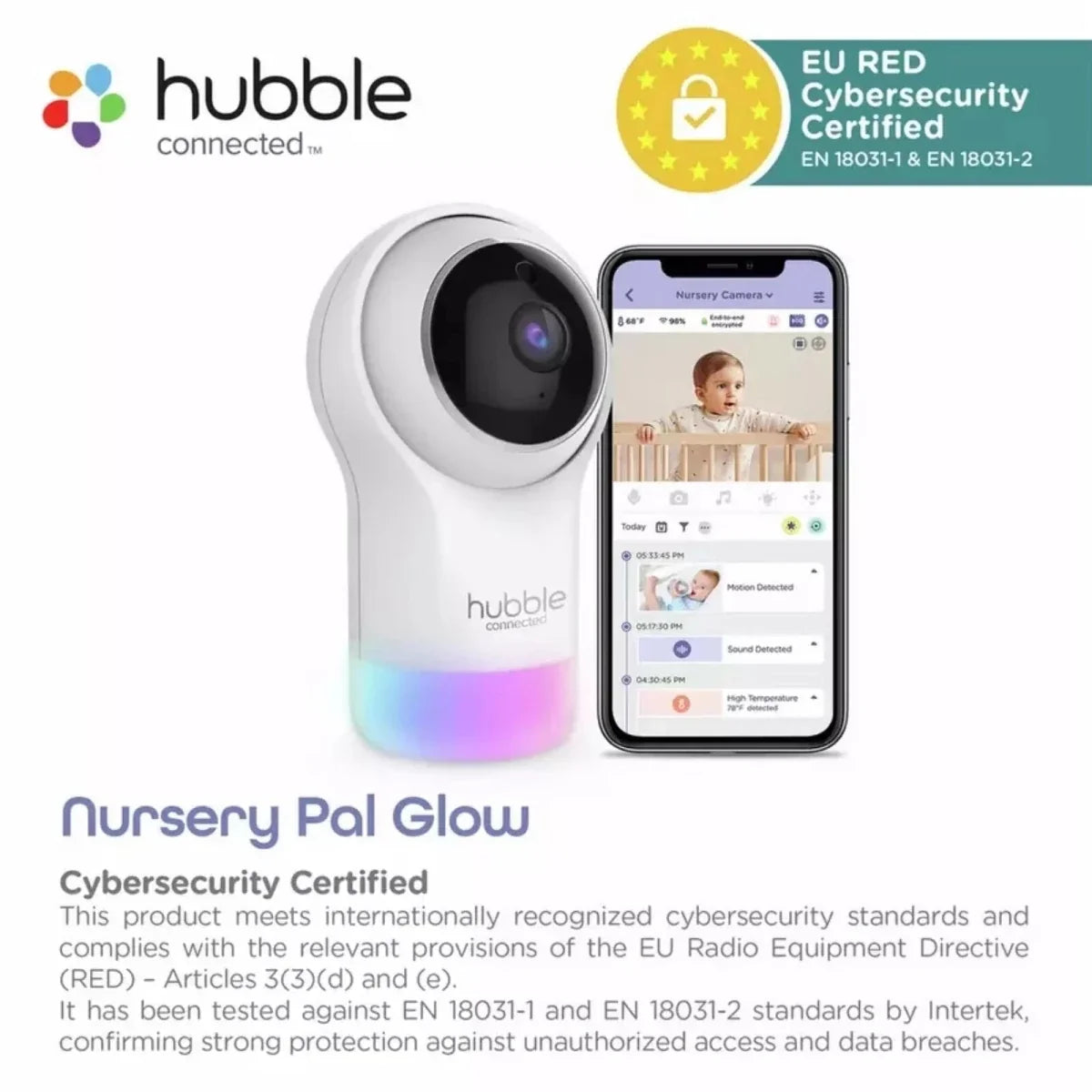 Hubble Nursery Pal Glow Smart Camera