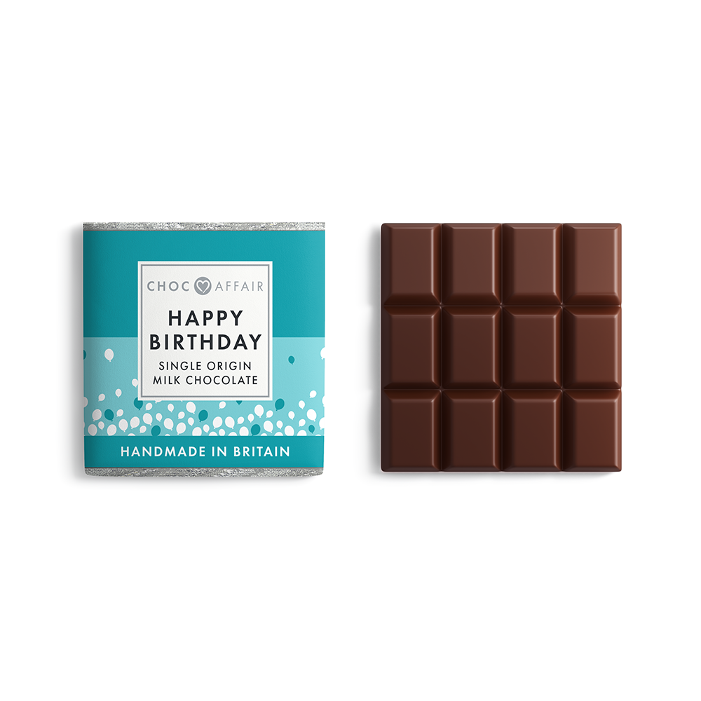 "Happy Birthday" Chocolate Bar 30g Milk Chocolate