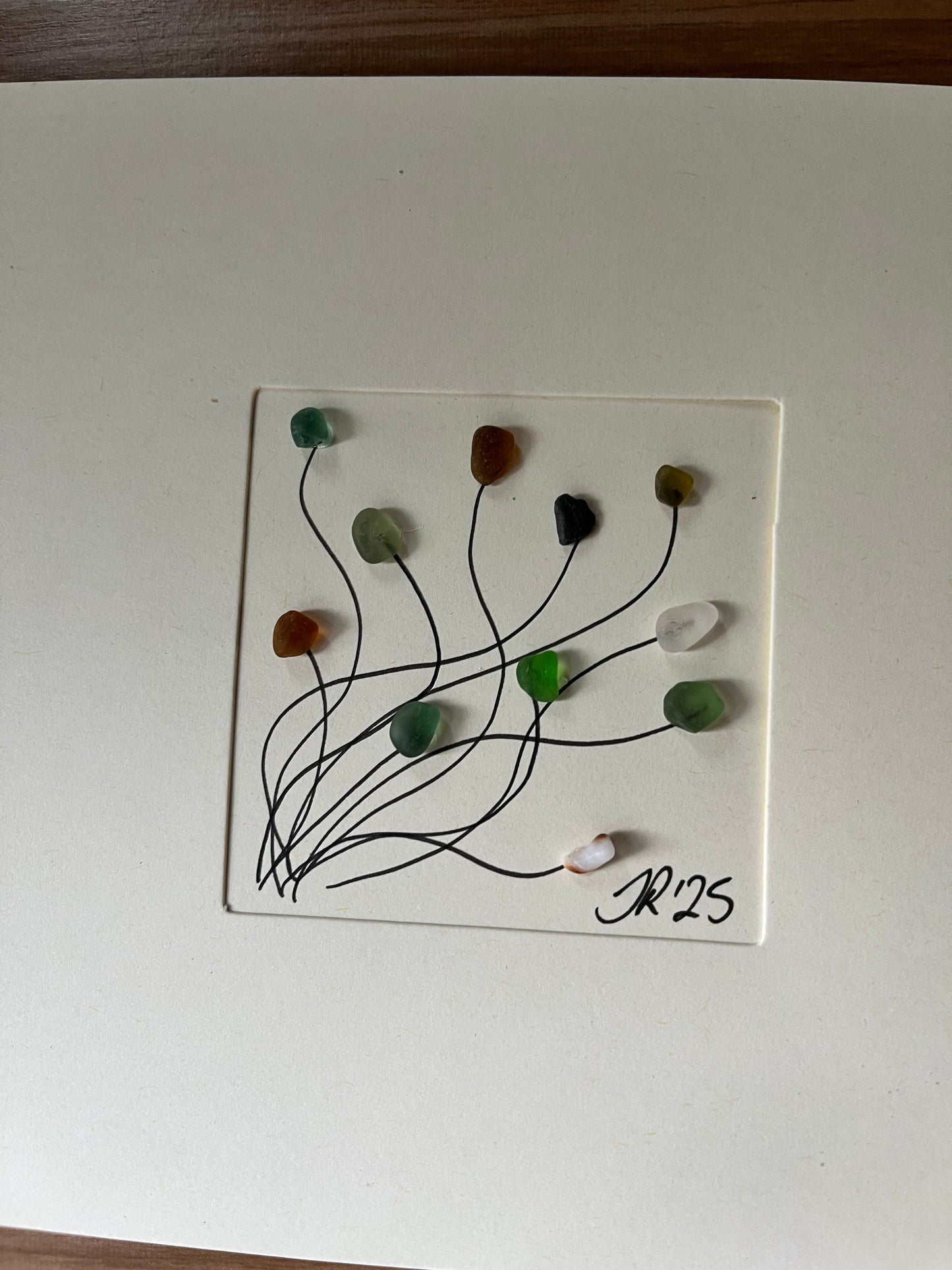 Abstract colours - Blank Card