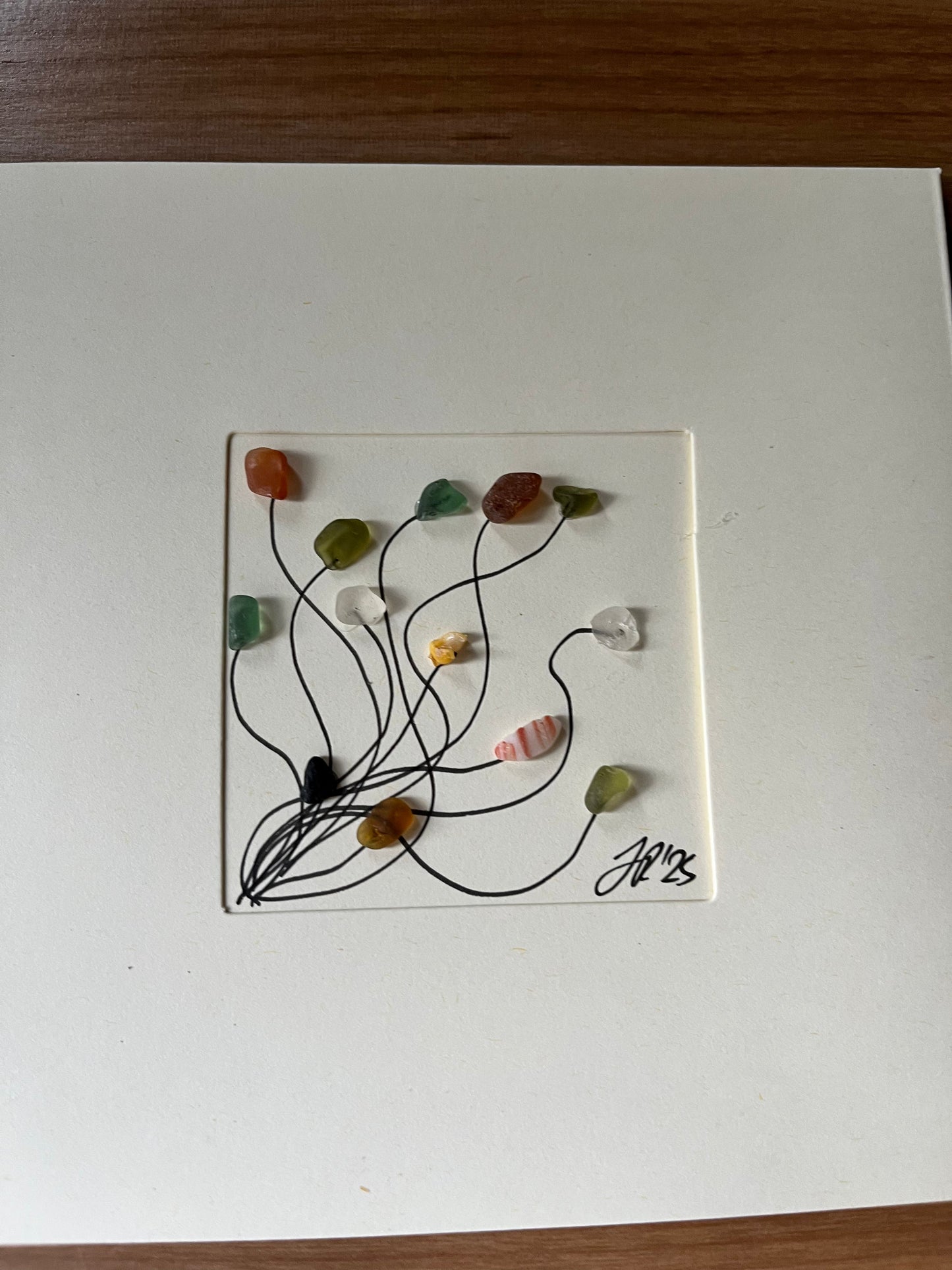 Abstract colours - Blank Card
