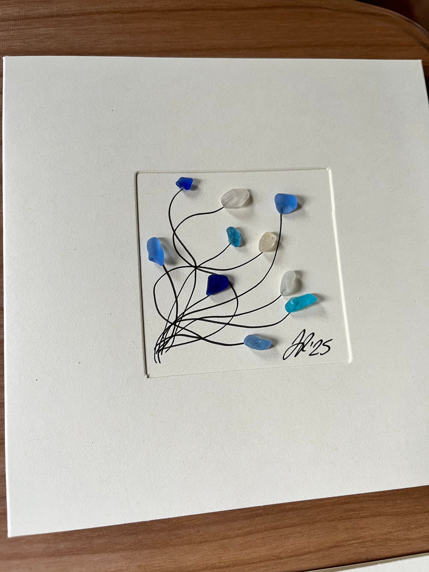 Abstract colours - Blank Card