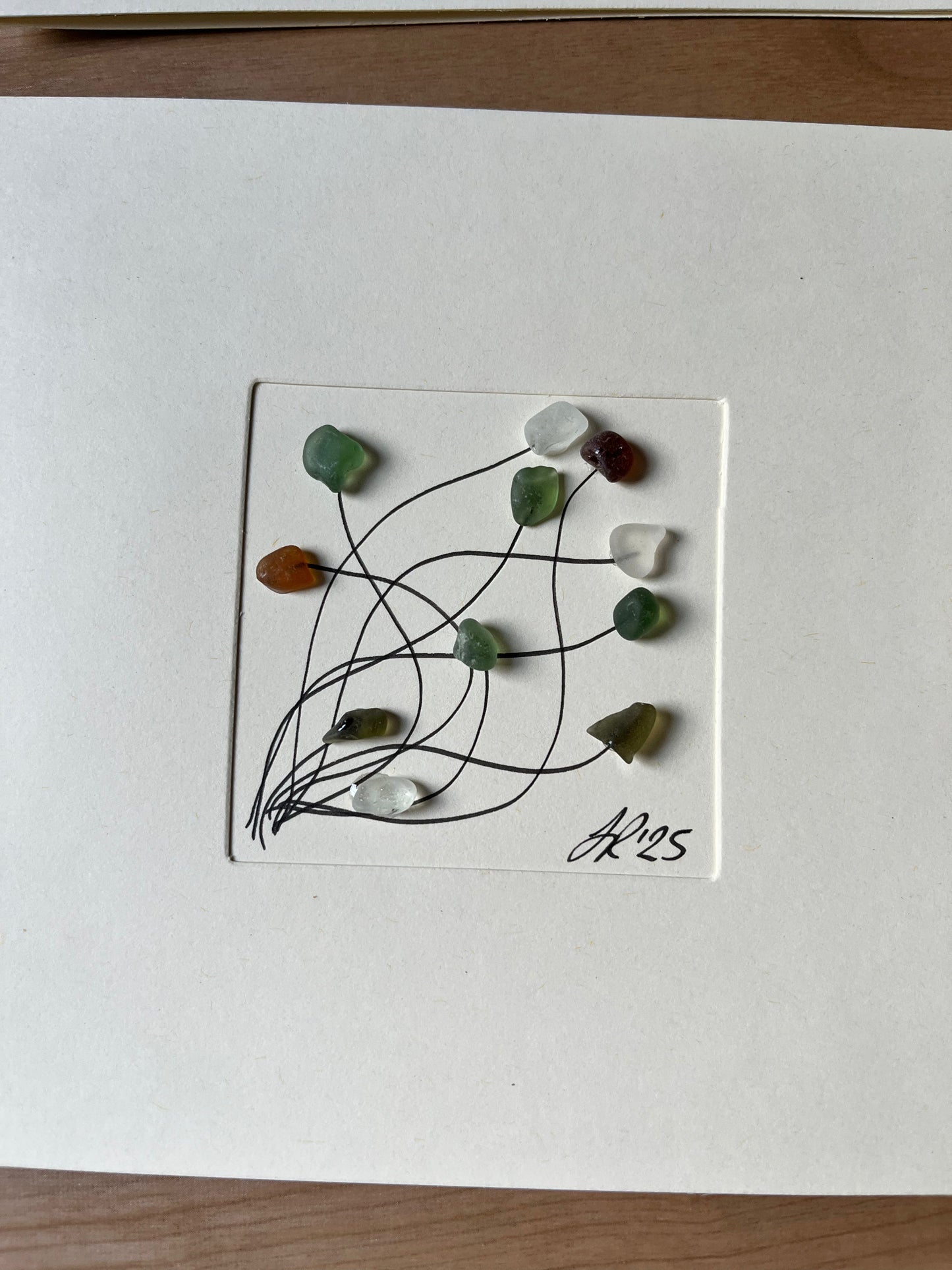 Abstract colours - Blank Card
