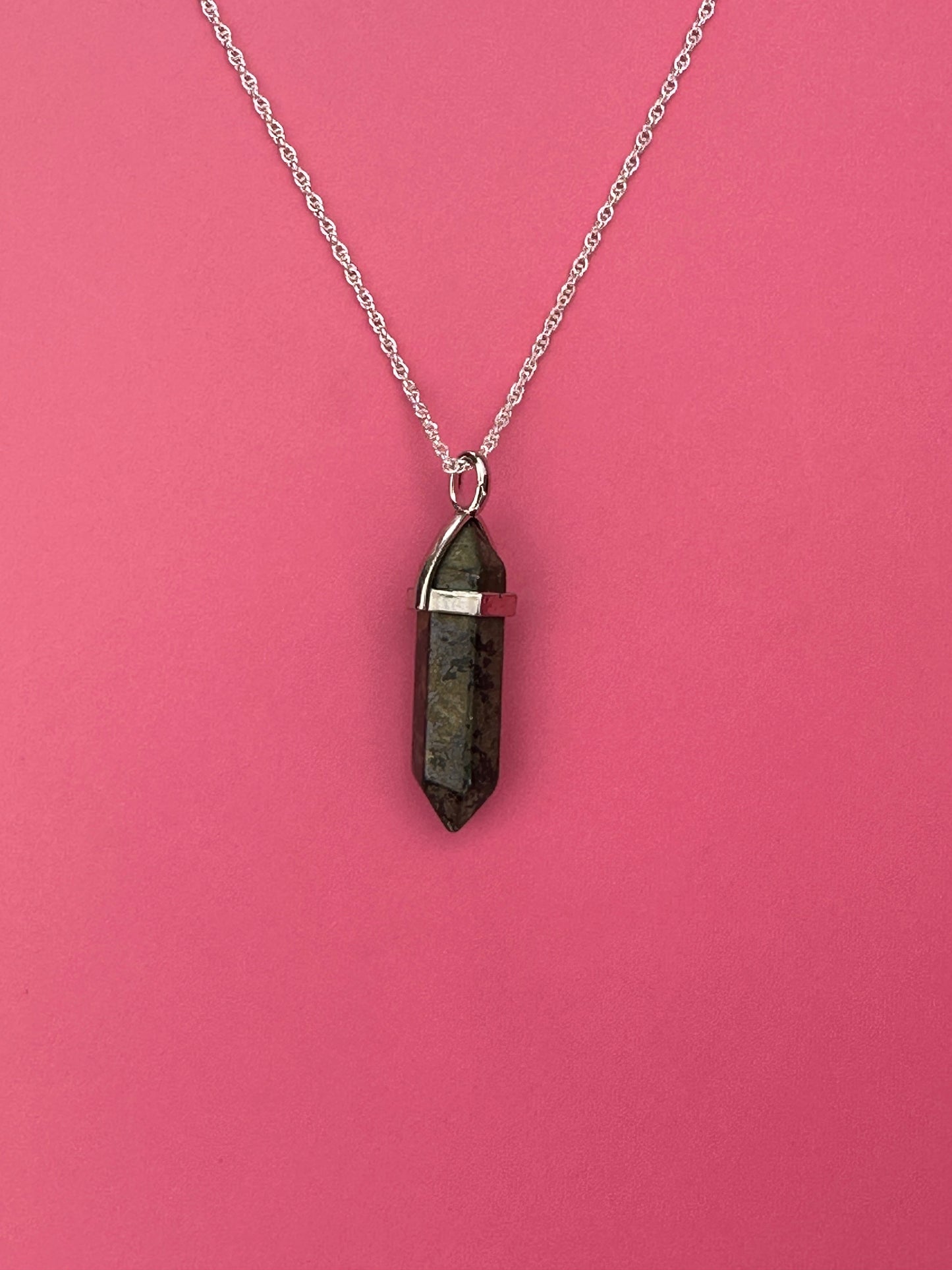 Abundance and wealth pendant - Pyrite