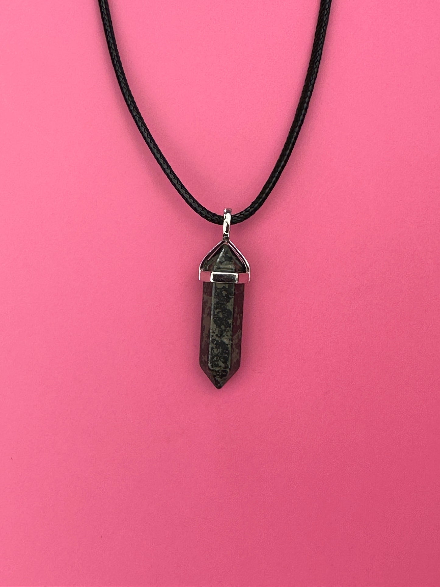 Abundance and wealth pendant - Pyrite