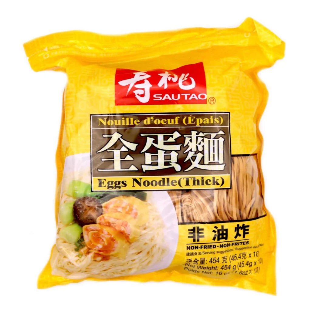 SAU TAO Eggs Noodles Thick 454g