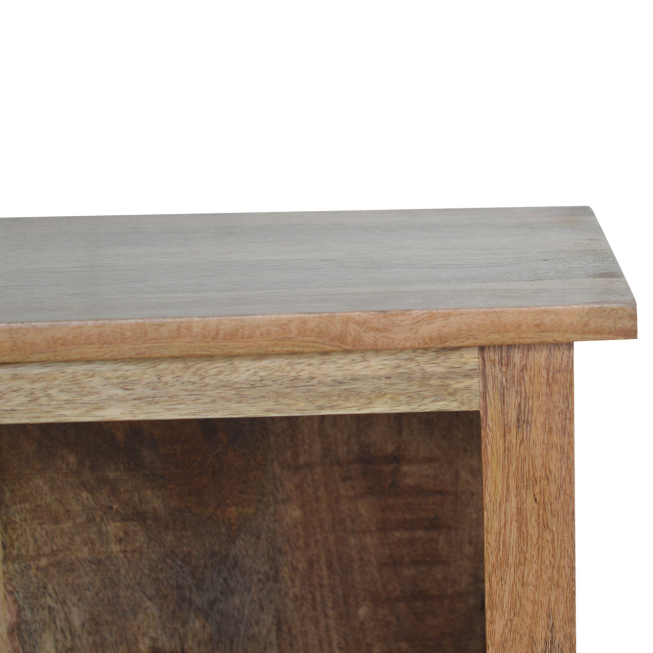 Country Style Mini Bookcase Chest of Drawers | Oak-Ish Mango Wood
