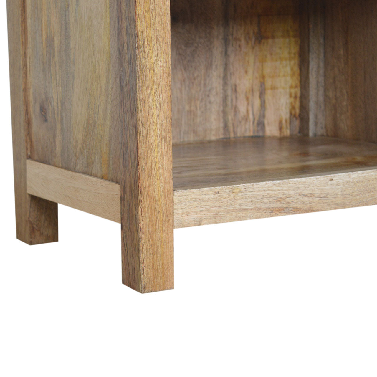 Country Style Mini Bookcase Chest of Drawers | Oak-Ish Mango Wood