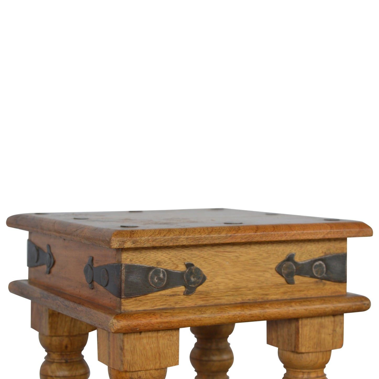 Thakat End Table Accent Piece | Hand-Carved