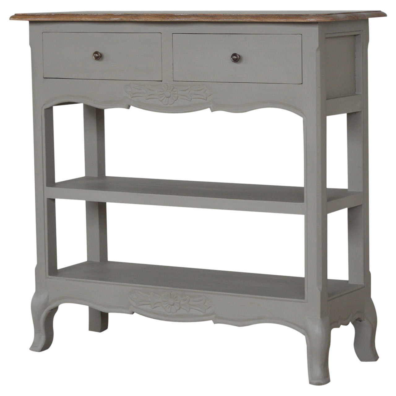 French Style Console Table | Oak-Ish Mango Wood
