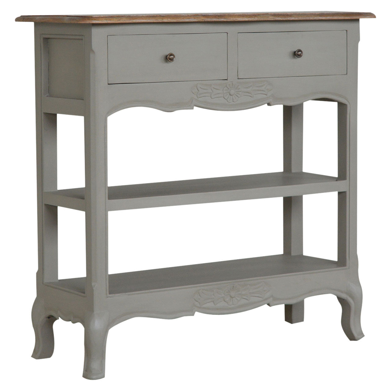 French Style Console Table | Oak-Ish Mango Wood