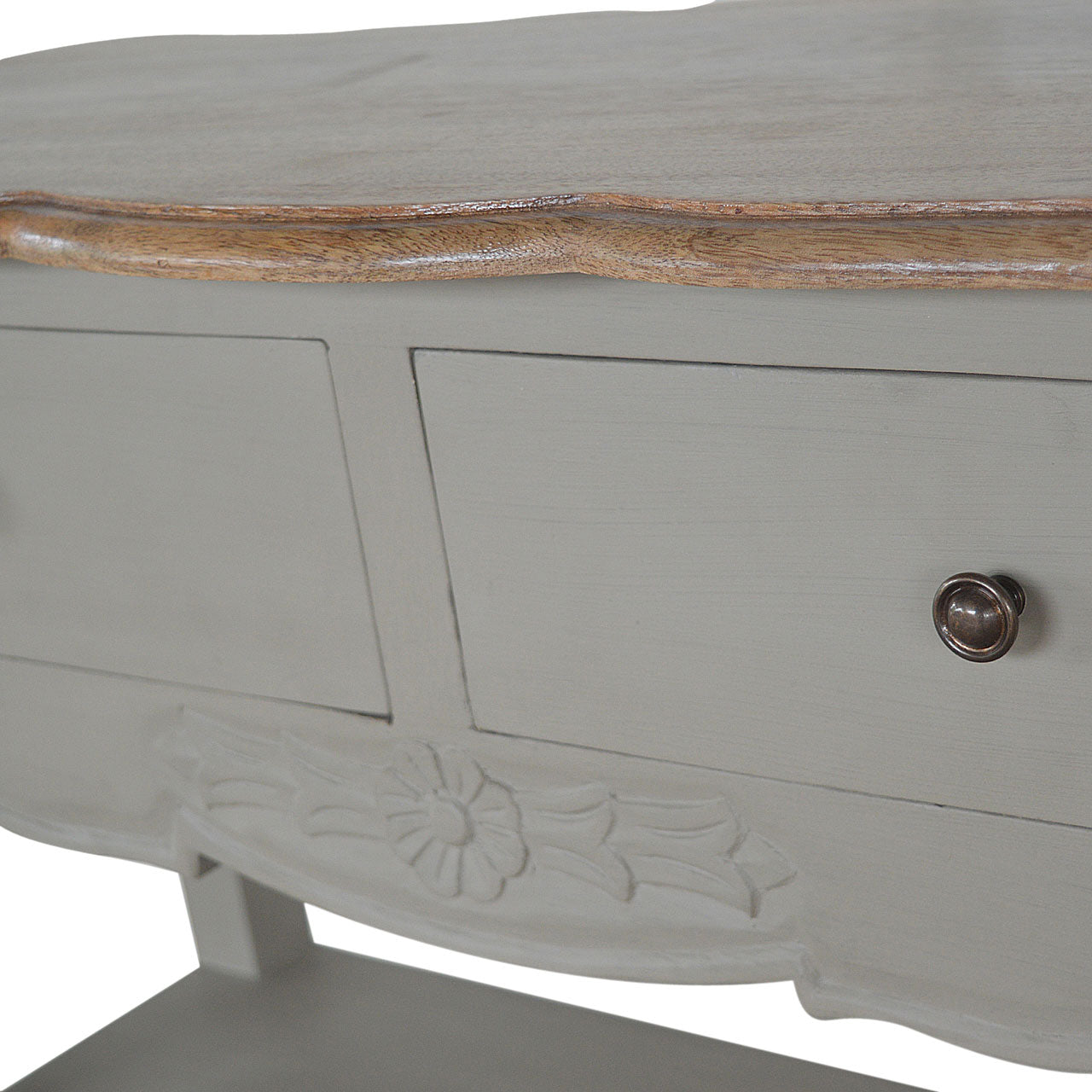 French Style Console Table | Oak-Ish Mango Wood