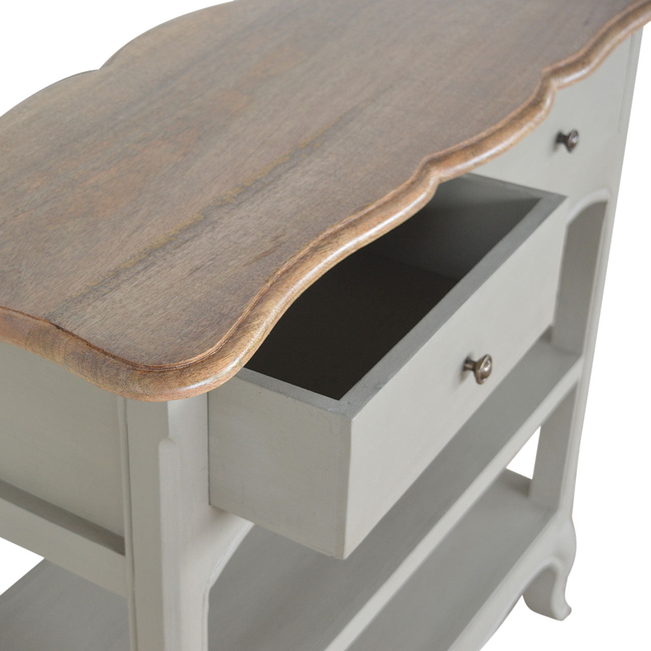 French Style Console Table | Oak-Ish Mango Wood