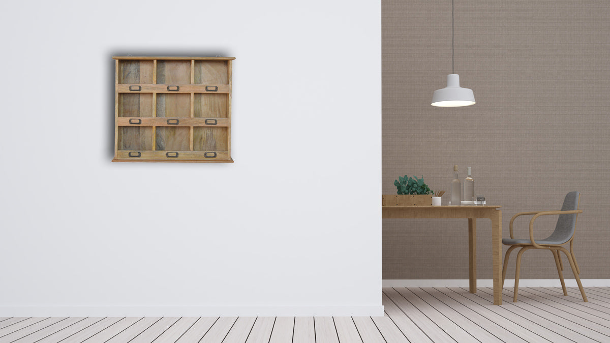 Floating Storage Unit with 9 Slots Chest of Drawers | Hidden Storage