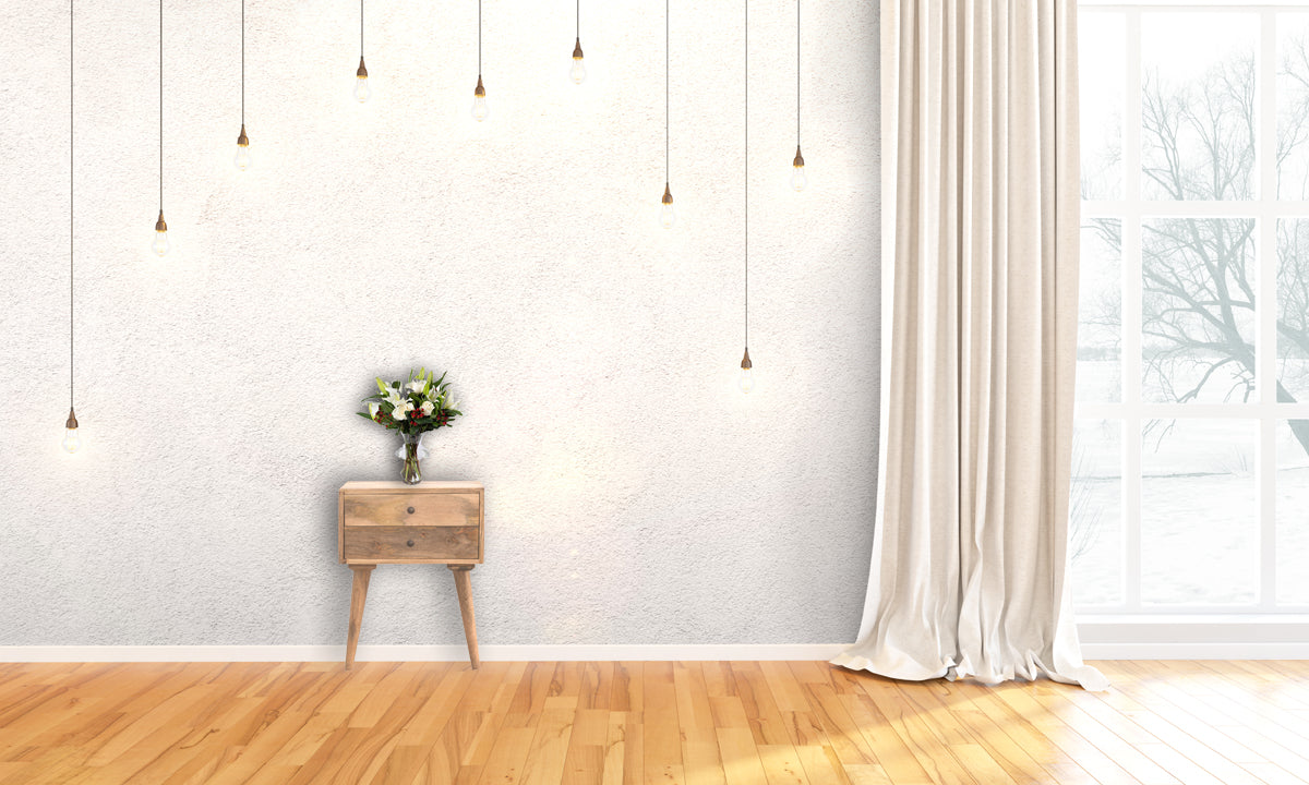 Modern Solid Wood Bedside Table