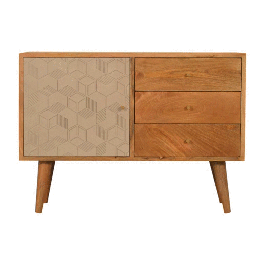 Acadia Sideboard Chest of Drawers | Hand-Carved