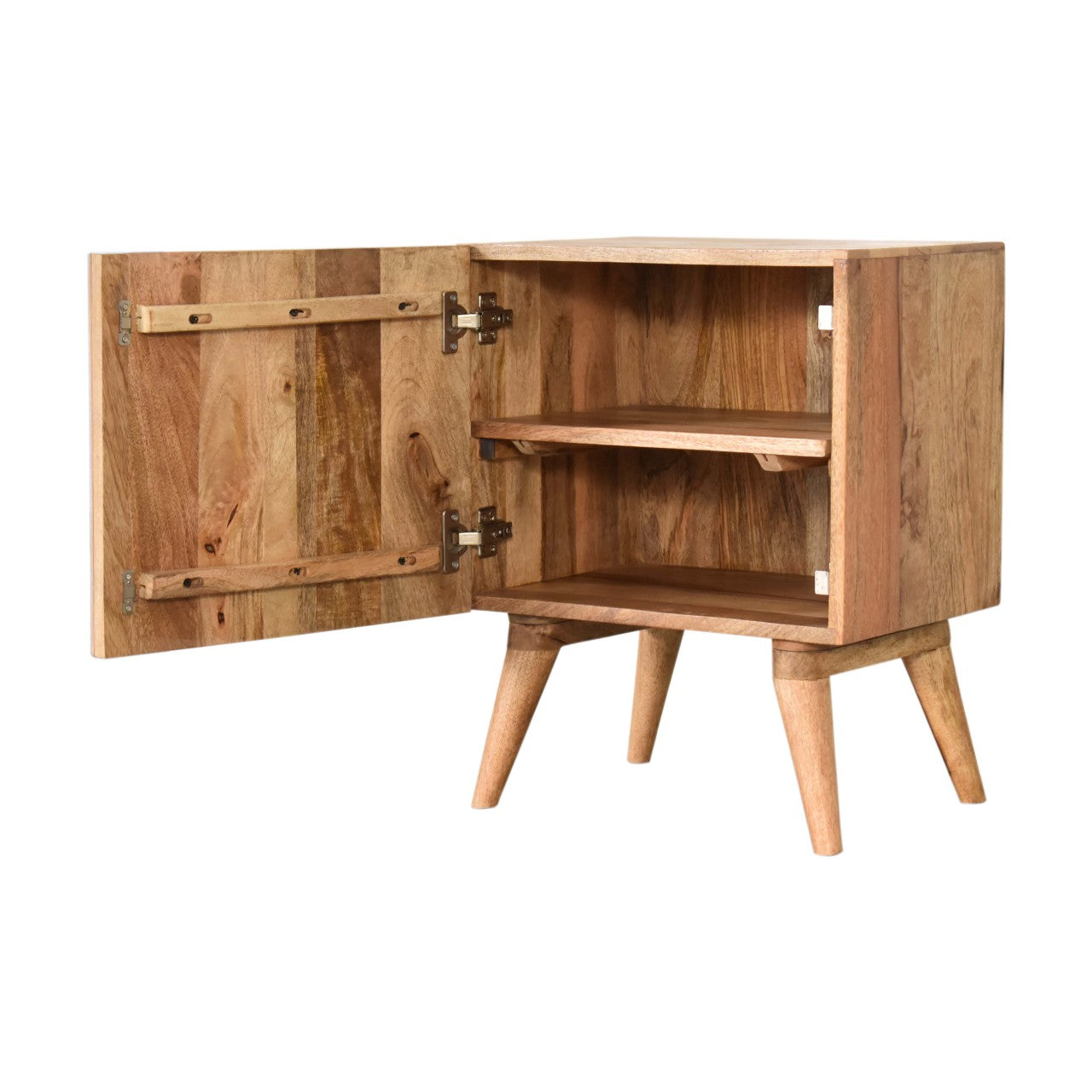 Quebec Brown Bedside Table