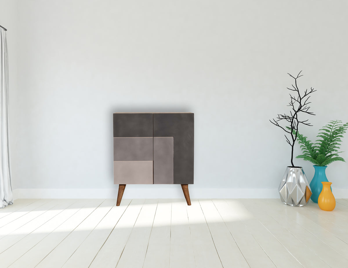 Quebec Grey Cabinet