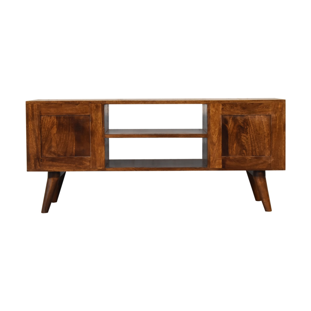Nordic Chestnut Entertainment Unit Chest of Drawers