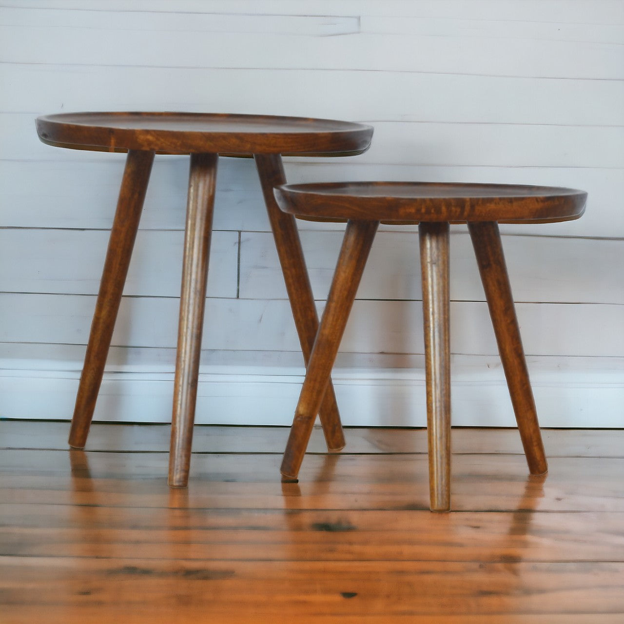 Chestnut Tray Nesting Stools Chest of Drawers