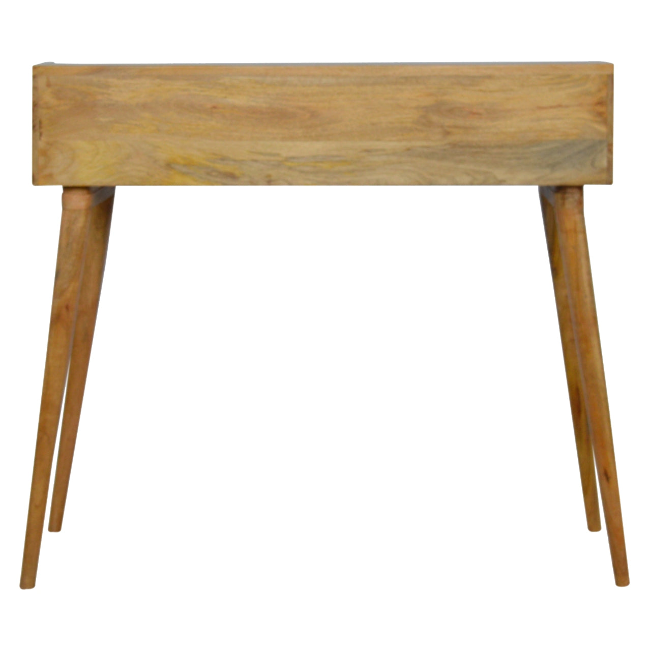 Grey Gallery Writing Desk | Oak Solid Mango Wood