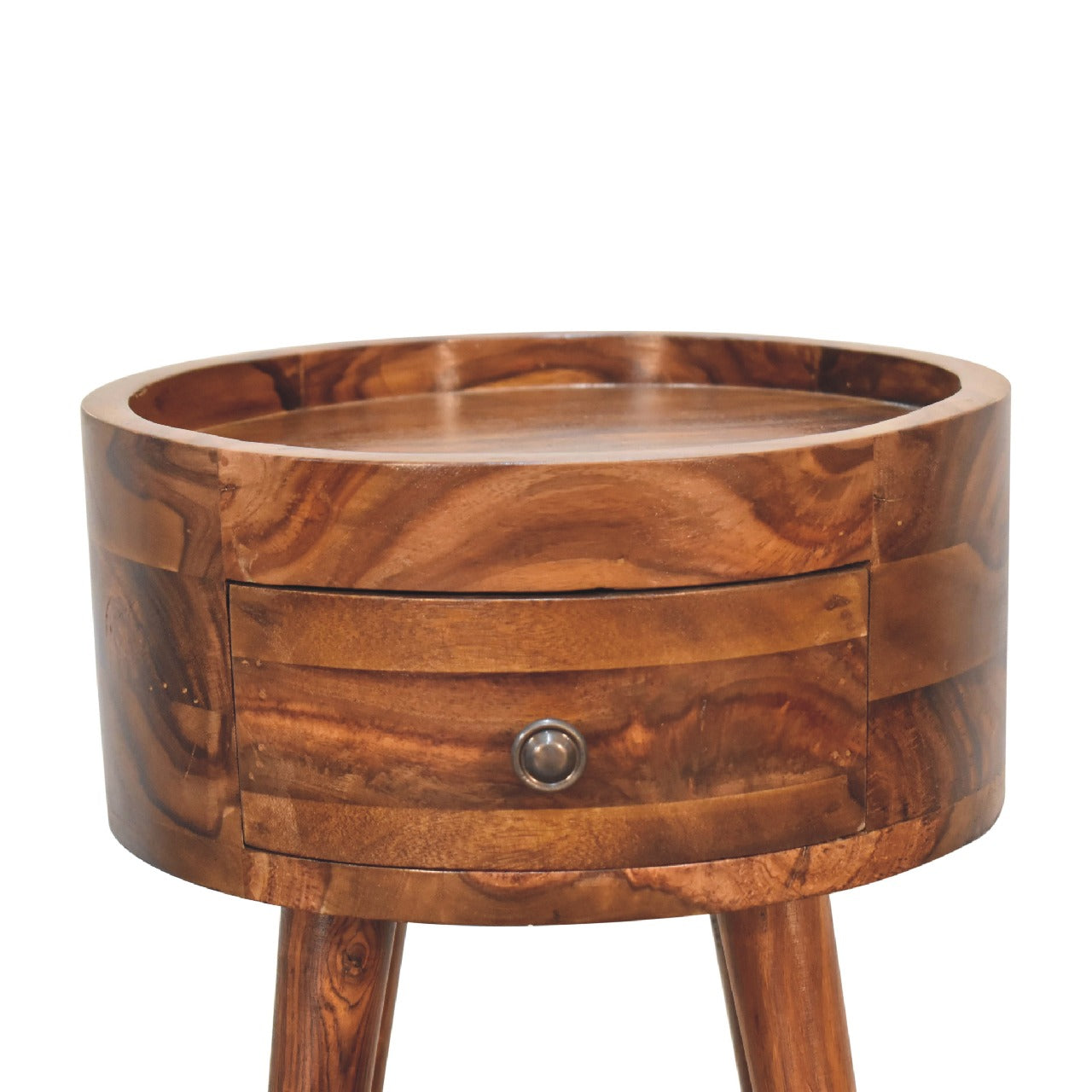 Alina Honey Bedside Table