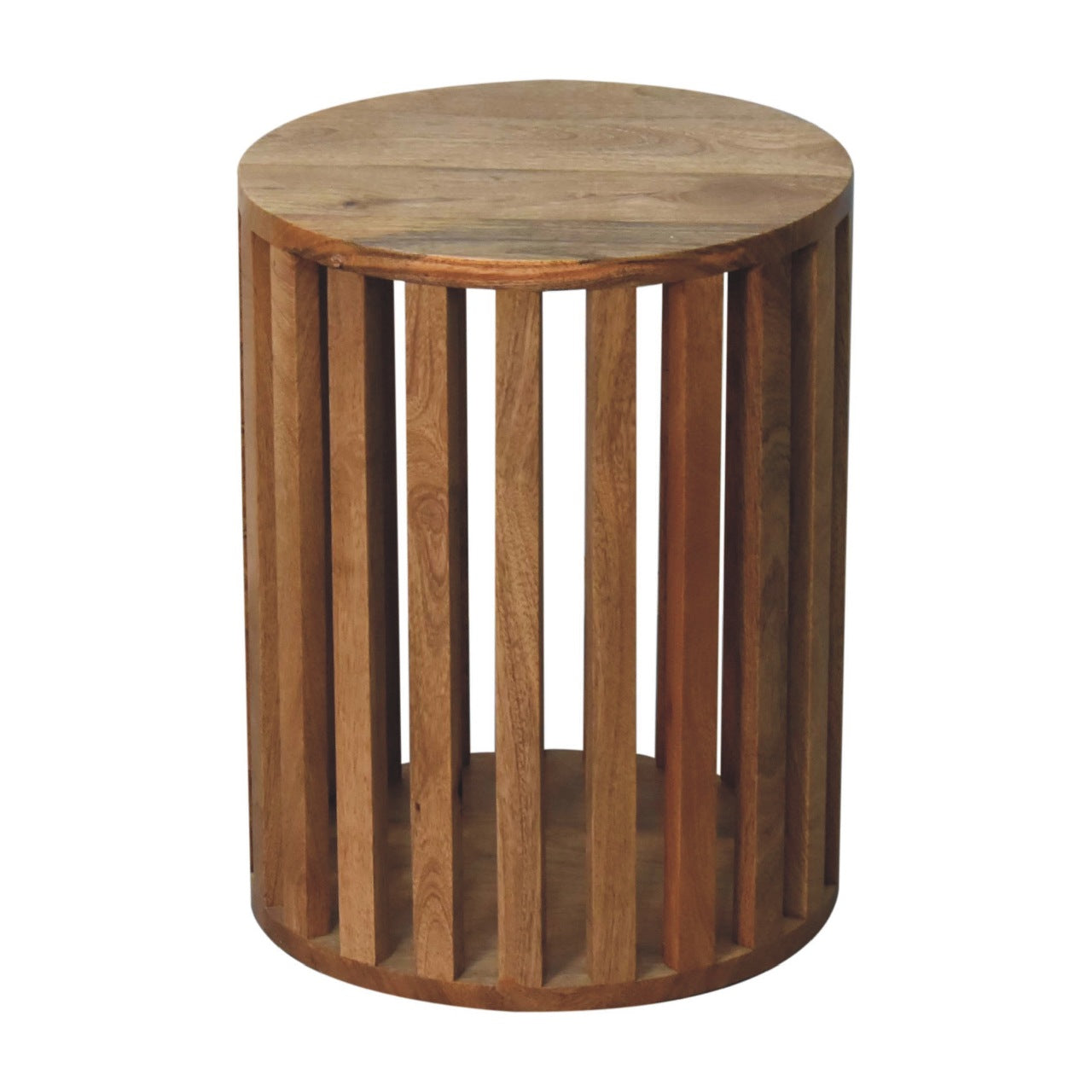 Ariella End Table Accent Piece | Oak-Ish Mango Wood