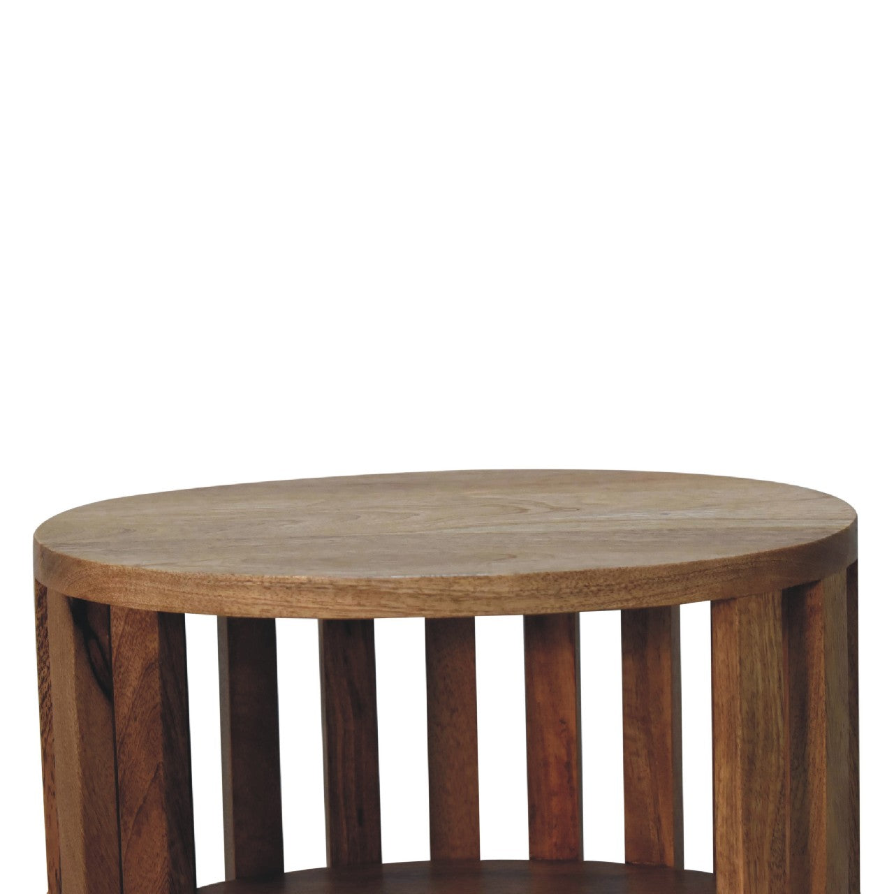 Ariella Double Shelf Oak-ish Bedside Table