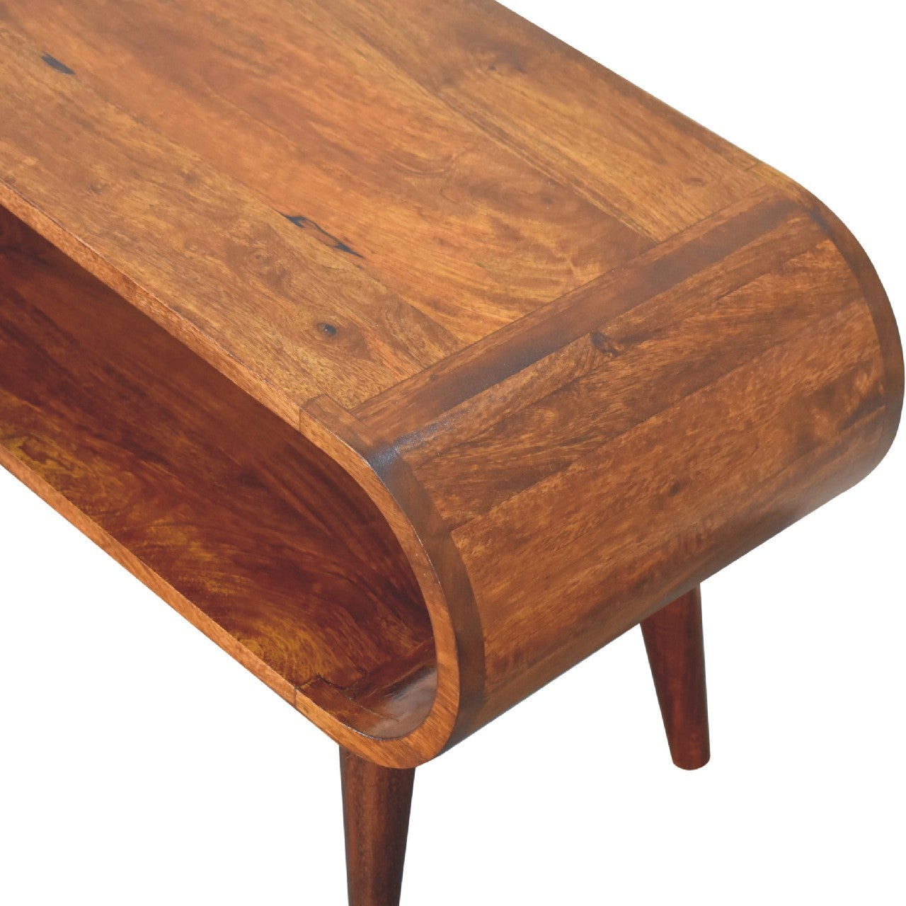 Amaya Nordic Style Coffee Table | Chestnut Mango Wood