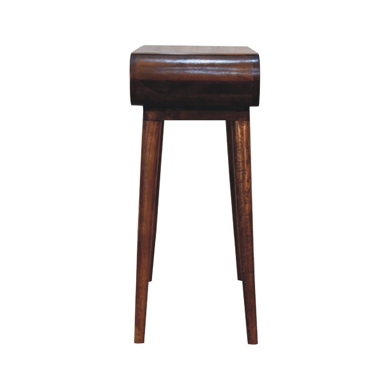 Amaya Nordic Style Console Table | Chestnut Solid Mango Wood