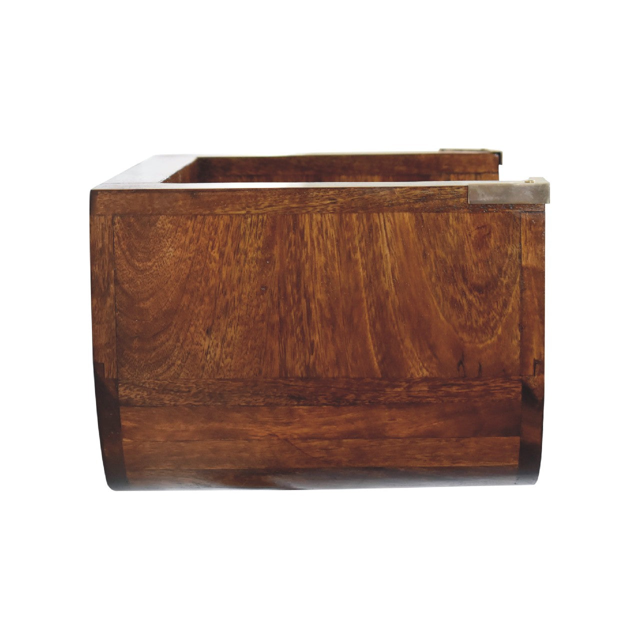 Indira Chestnut Floating Bedside Table | Wall-Mounted