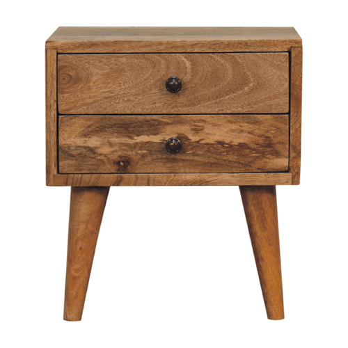Mini Oak-ish Modern Bedside Table