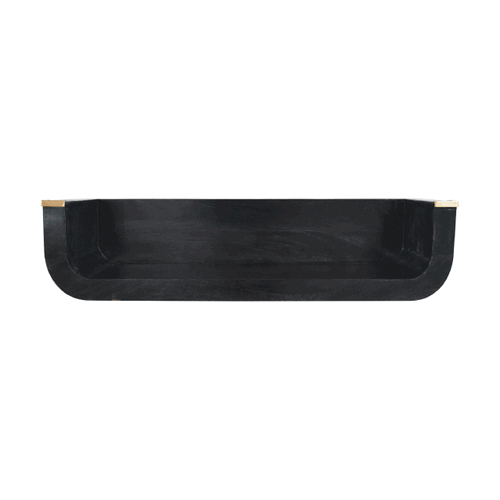 Indira Floating Console Table | Black Mango Wood