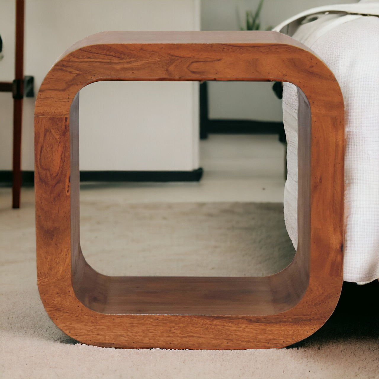 Darcy Round Bedside Table