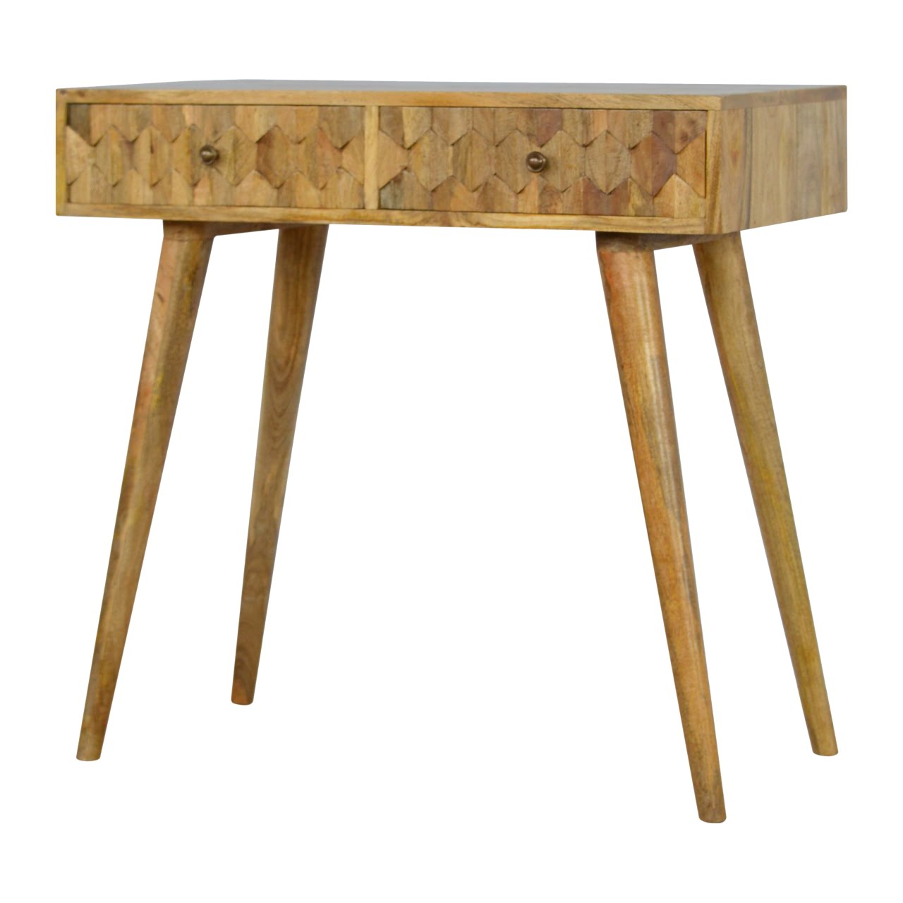 Pineapple Carved Console Table | Hand-Carved