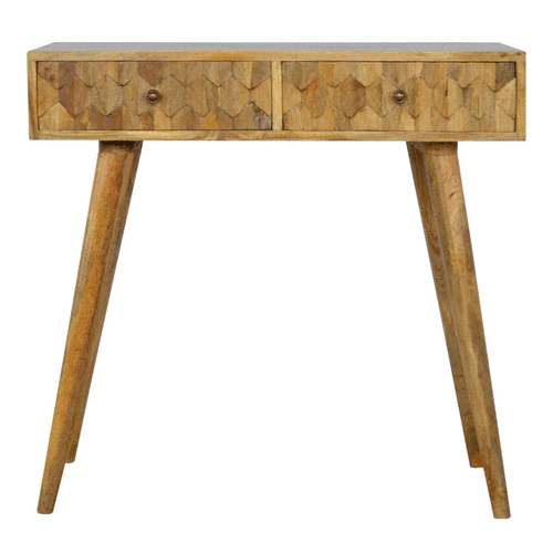 Pineapple Carved Console Table | Hand-Carved