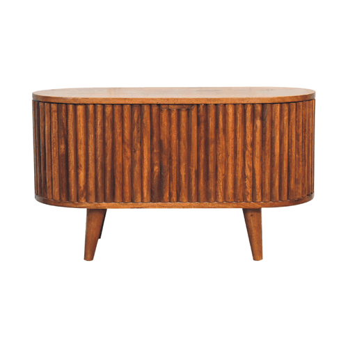 Reeve Blanket Box Storage Bench | Chestnut Mango Wood