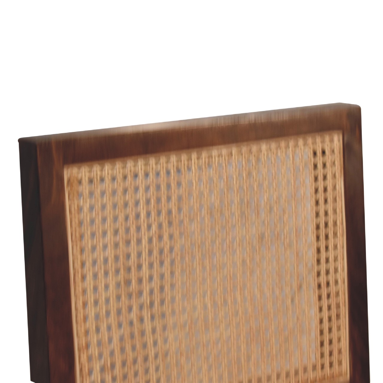 Cream Boucle Rattan Chair | Chestnut