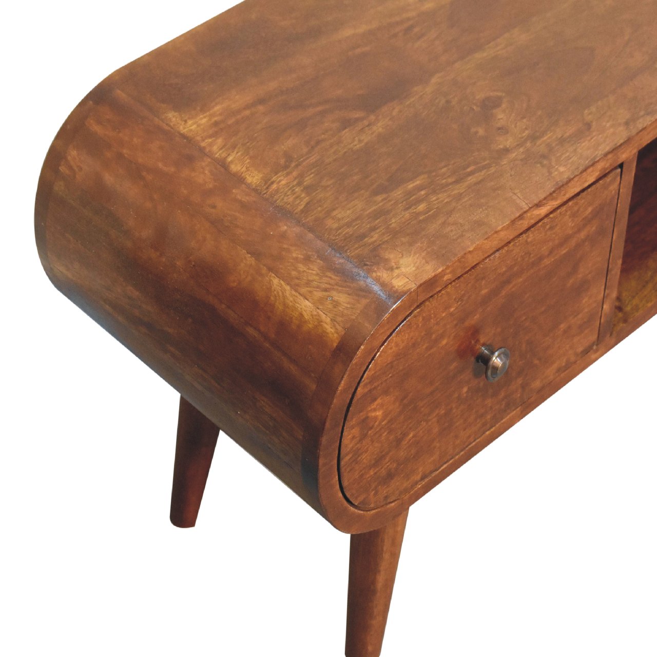 London Chestnut TV Stand Chest of Drawers