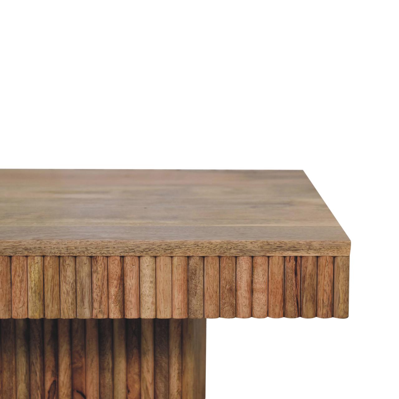 Soba Chunky Coffee Table | Oak Solid Mango Wood