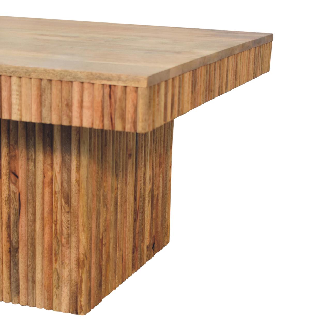 Soba Chunky Coffee Table | Oak Solid Mango Wood