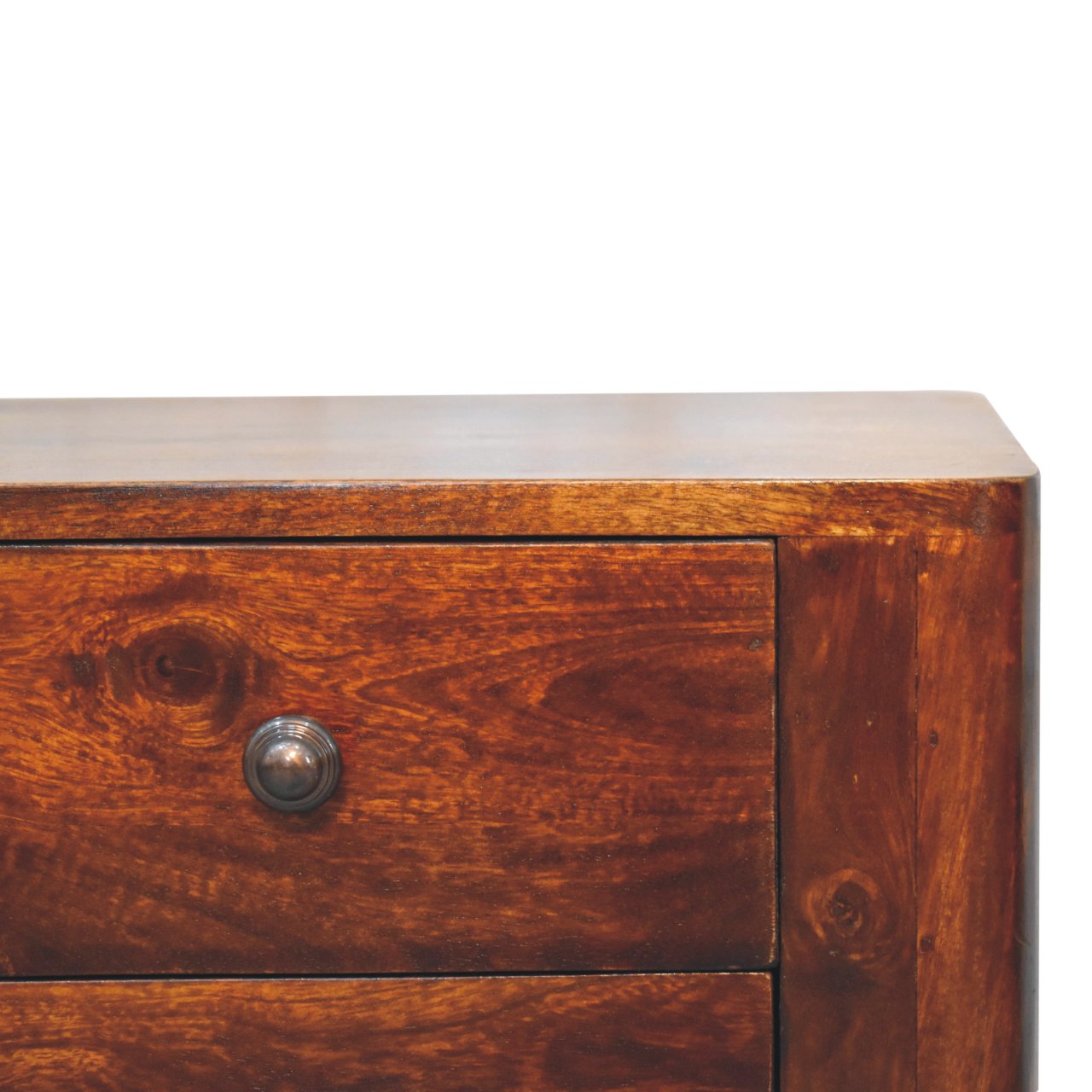 Bera Bedside Table | Chestnut Solid Mango Wood